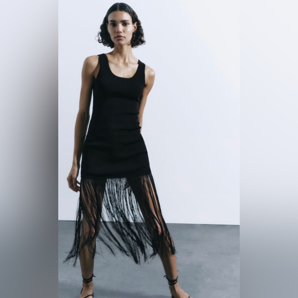 KNIT FLAPPER DRESS - Picture 4 of 4